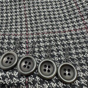 Canali Blazer Sport Coat Jacket EU 54L US 44L Houndstooth Ventless Made In Italy